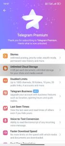 قابلیت های اکانت تلگرام پرمیوم 
